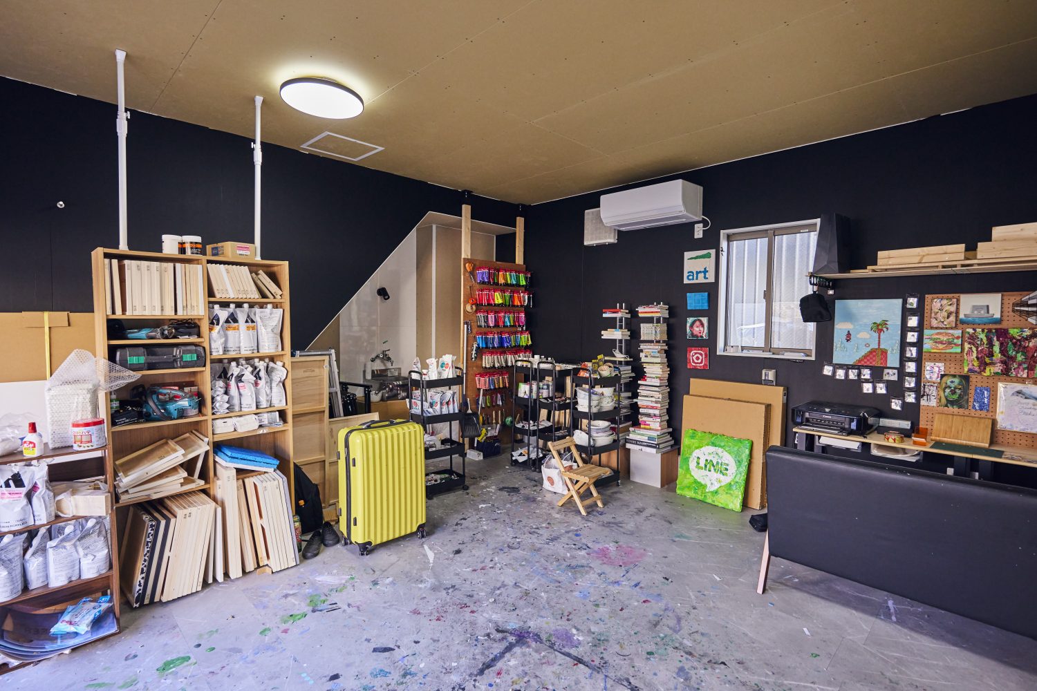 賃貸ガレージハウス|アトリエ1