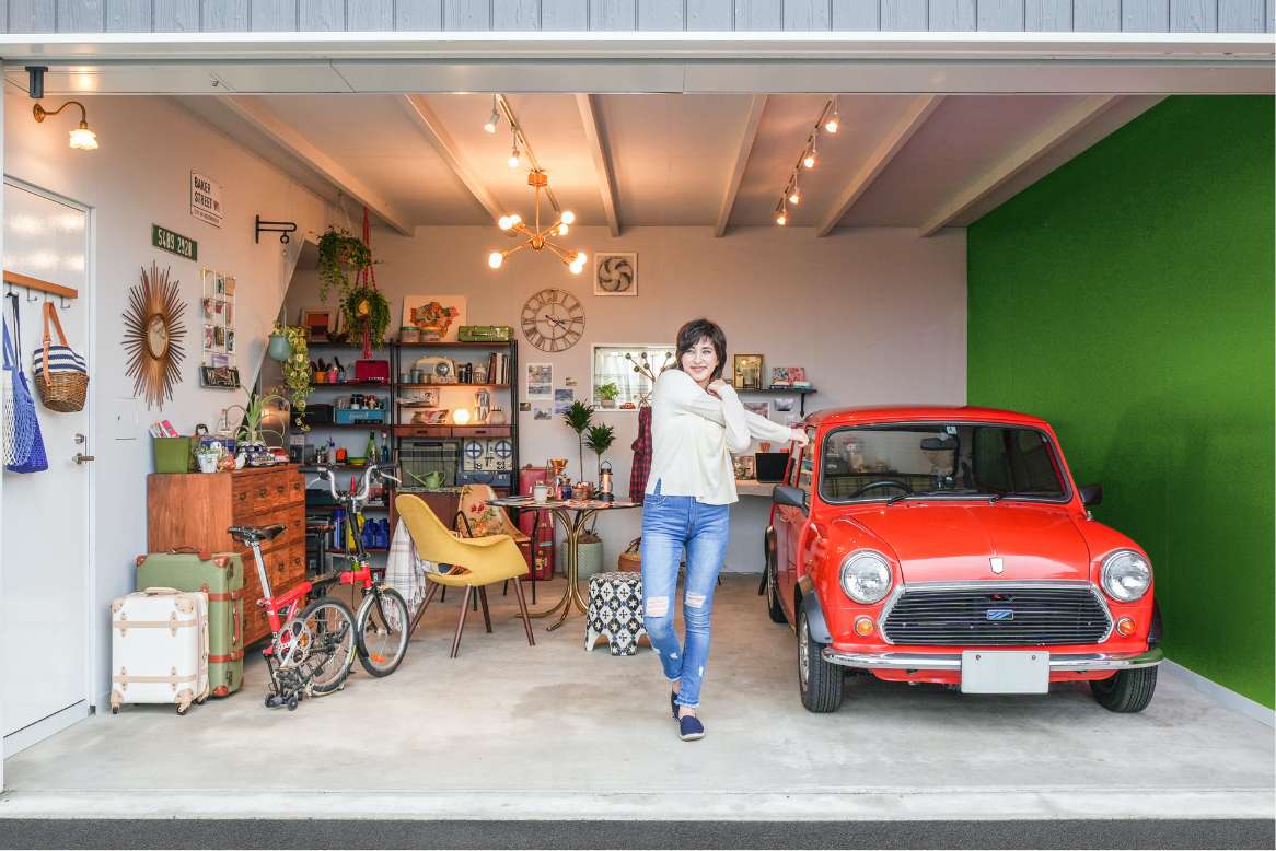 クルマが汚れない、雨に濡れないガレージ